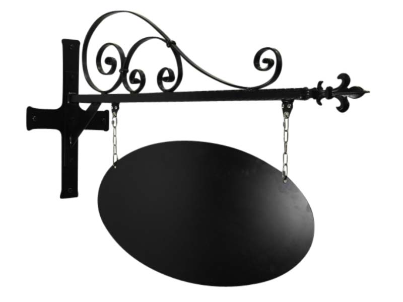 Sepänkyltit Myymäläkyltit Kyltitelineet Classic 2 Ketju Ovaali