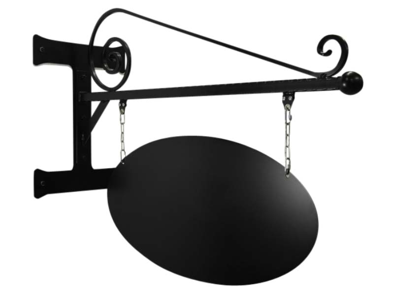 Sepänkyltit Myymäläkyltit Kyltiteline Classic 3 Ketju Ovaali