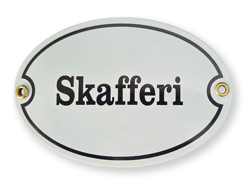 Skafferi Emalikyltti
